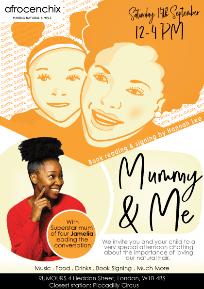 Mummy & Me with Hannah Lee & Jamelia! September 14th