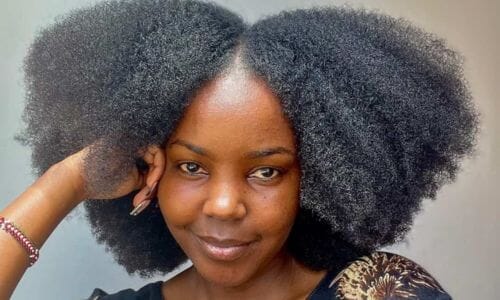 Afrocenchix cute natural valentine's day and galentine's day hairstyles collage