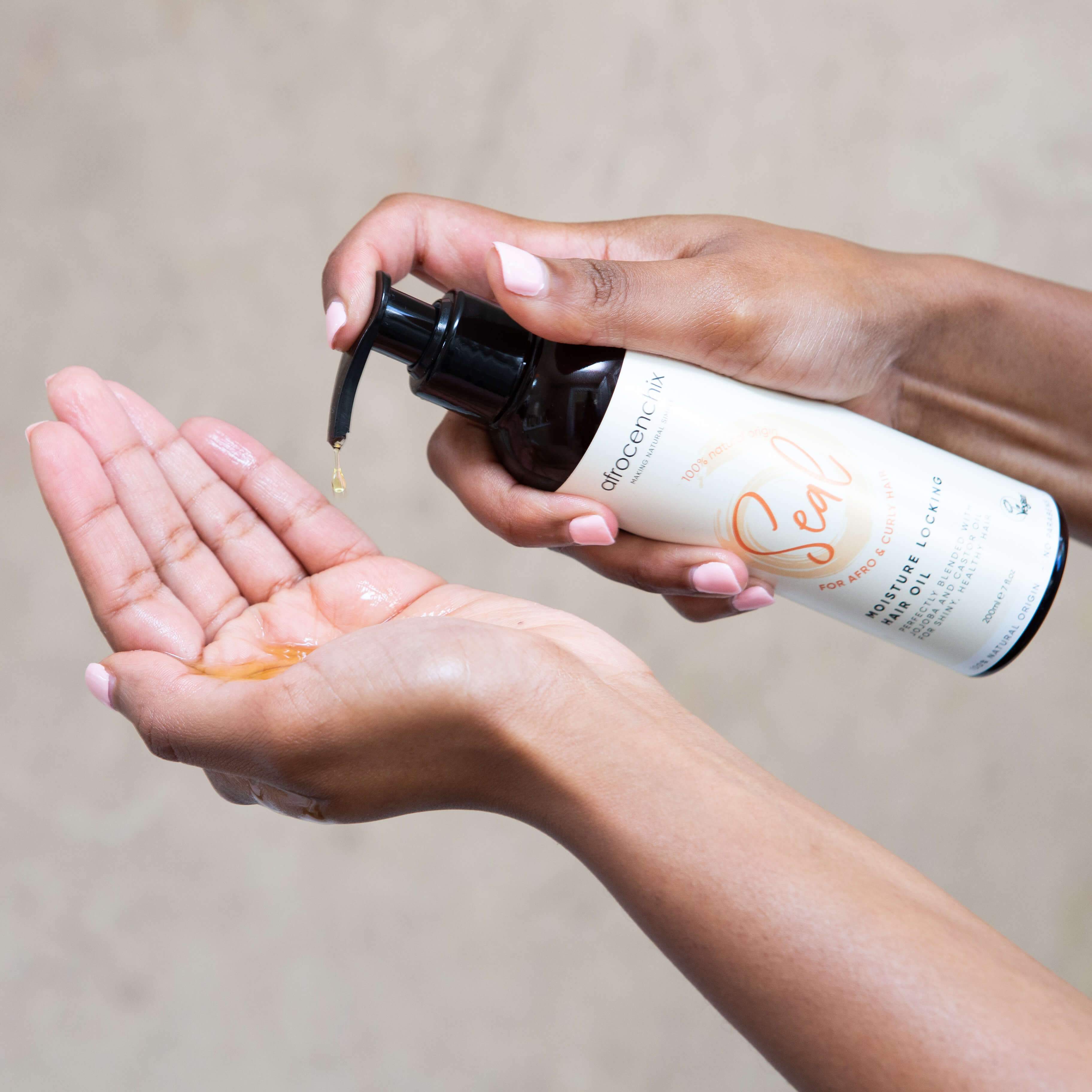 Seal in Moisture with Our Natural Hair Oil for Afro Hair