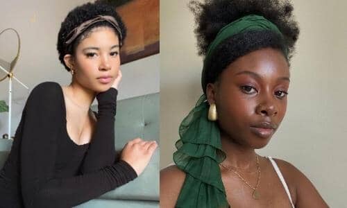 Afrocenchix collage Instagram images pretty prom hairstyles for afro natural hair 