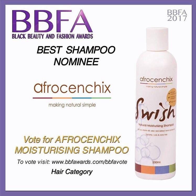 Afrocenchix Swish best moisturising sls free shampoo