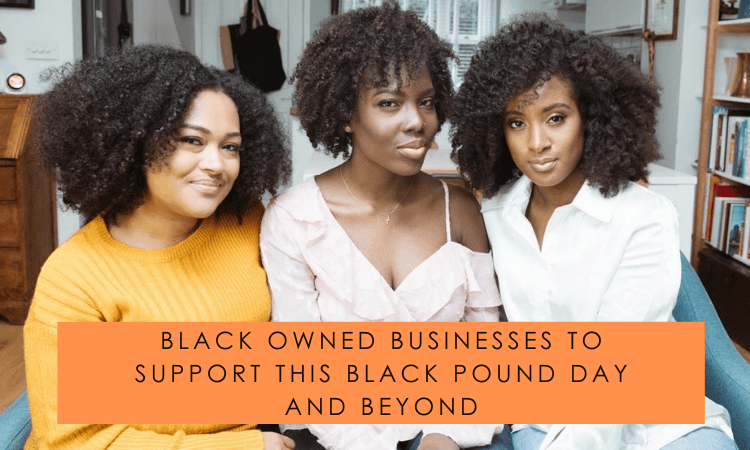 Black Pound Day: Three natural haired women sitting together