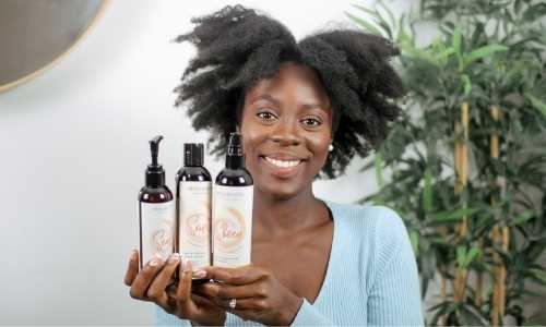 Afrocenchix How To Braid Cornrows On Yourself: beautiful black woman with natural hair 