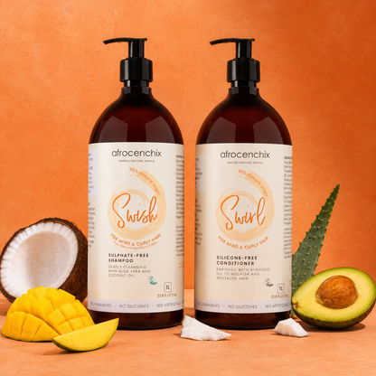Swish + Swirl Family Wash Day Duo 1 Litre