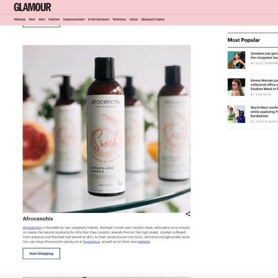 Glamour Mag – 40 brilliant Black-owned beauty brands to support on Black Pound Day and all-year round