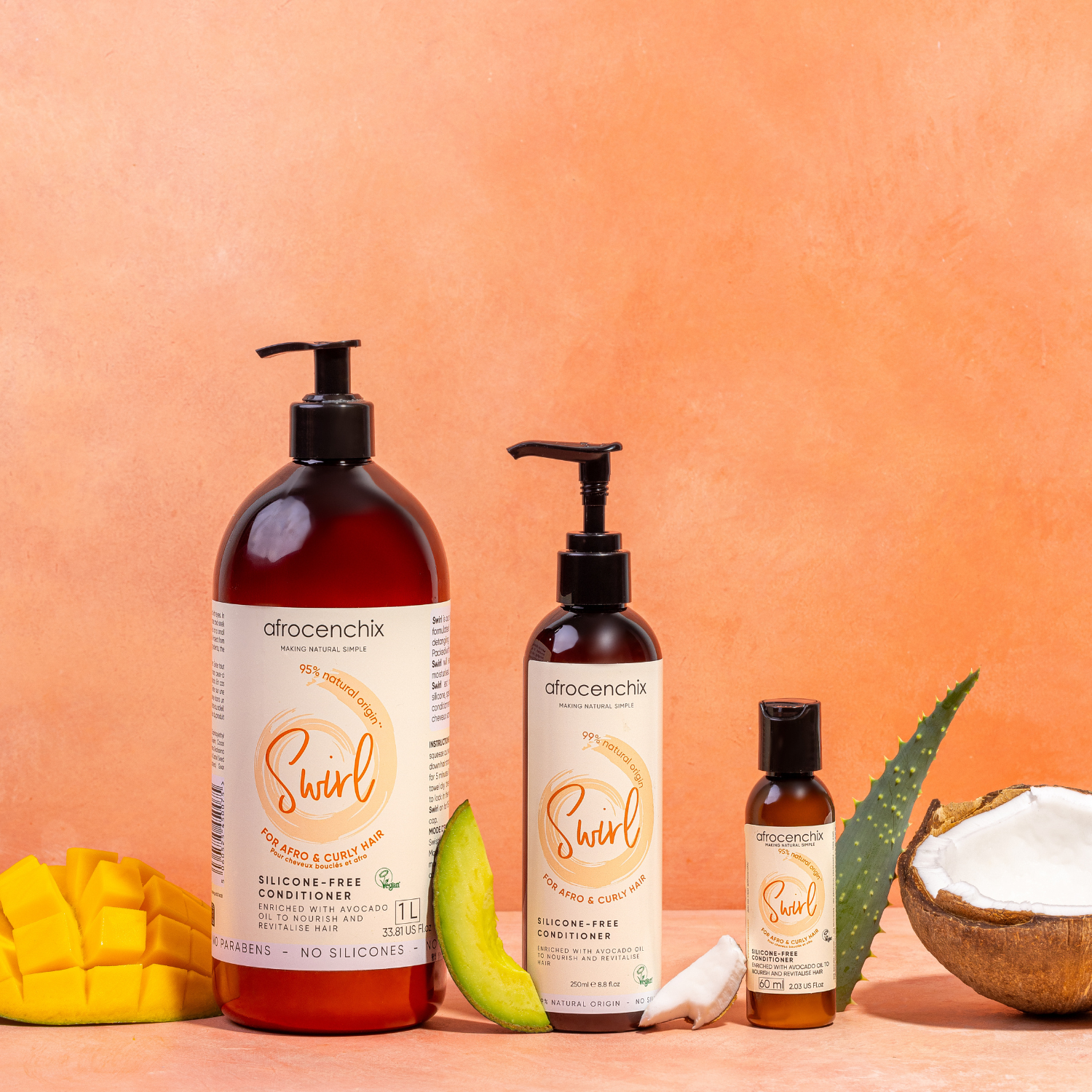 Swish + Swirl Family Wash Day Duo 1 Litre