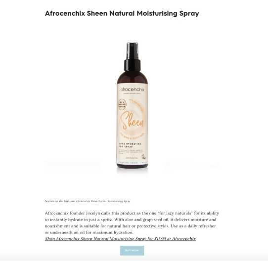 Stylist – The ultimate guide to hydrating afro hair come winter