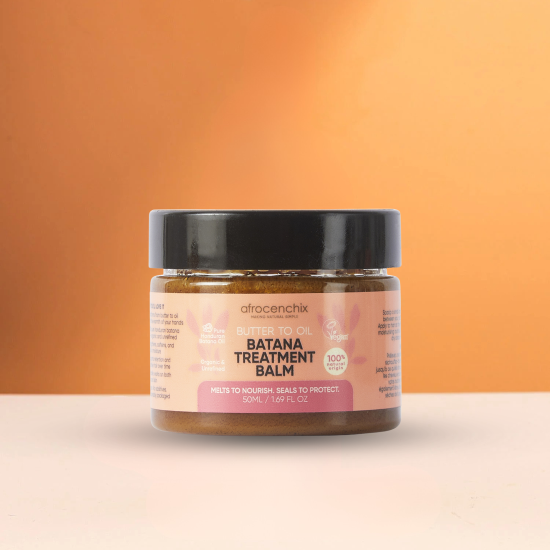 Afrocenchix Fortify Butter-to-Oil Batana Treatment Balm 50ml