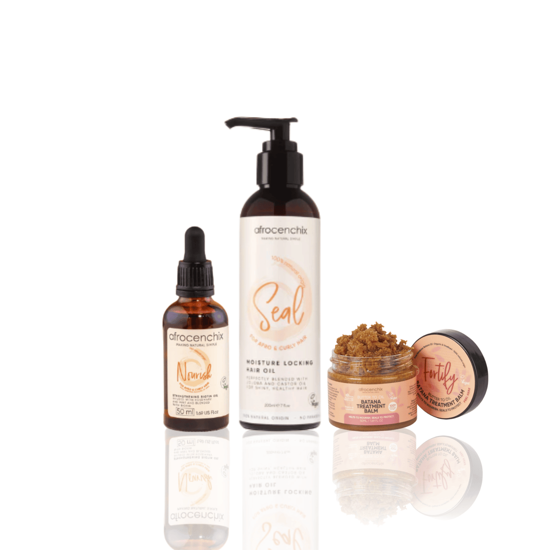 curly hair growth treatment set by Afrocenchix
