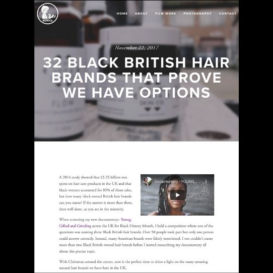 ndrika article listing 32 black British hair brands that prove we have options featuring afrocenchix