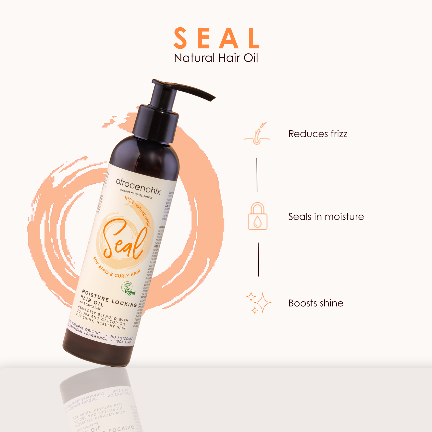 Seal in Moisture with Our Natural Hair Oil for Afro Hair