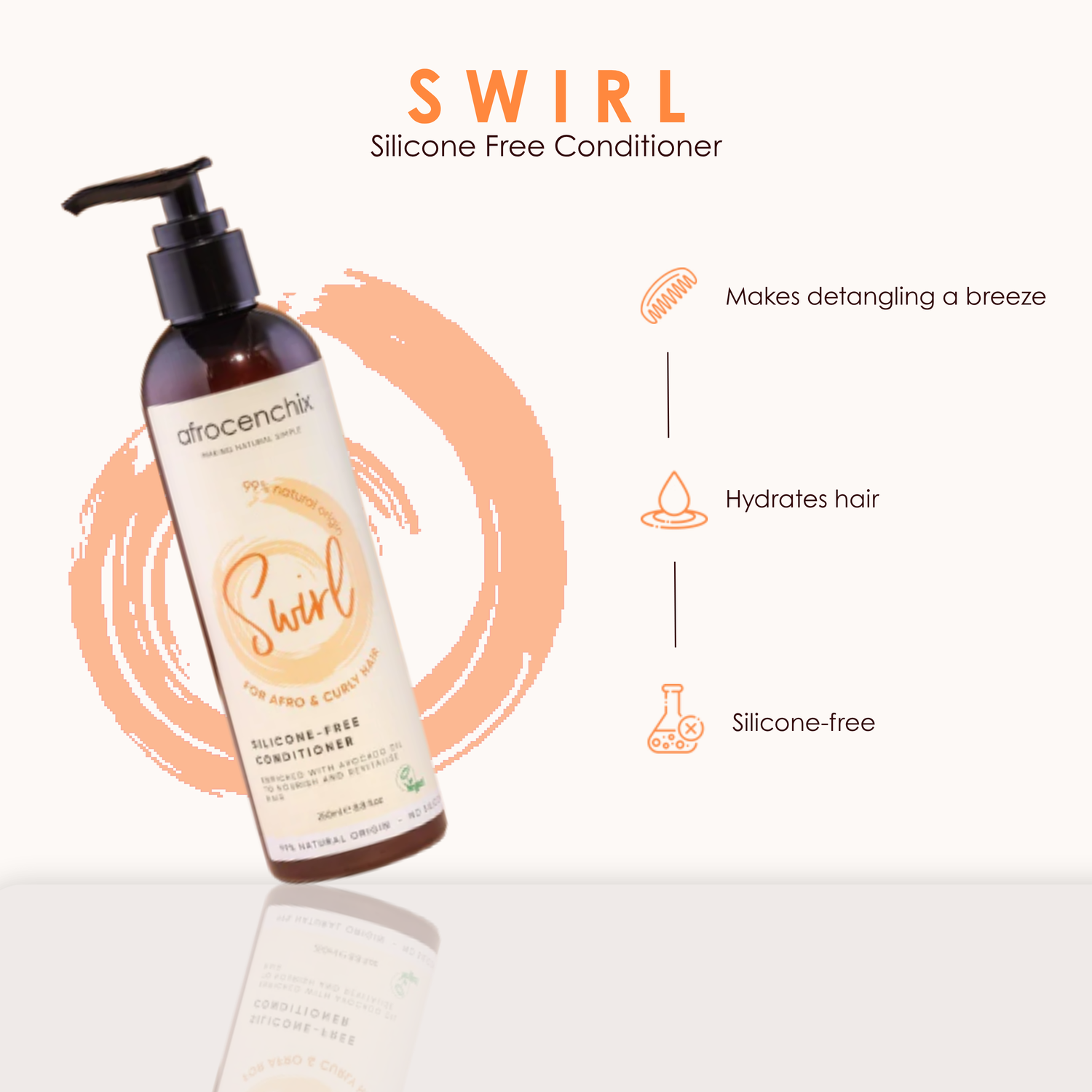 Silicone Free Conditioner Swirl
