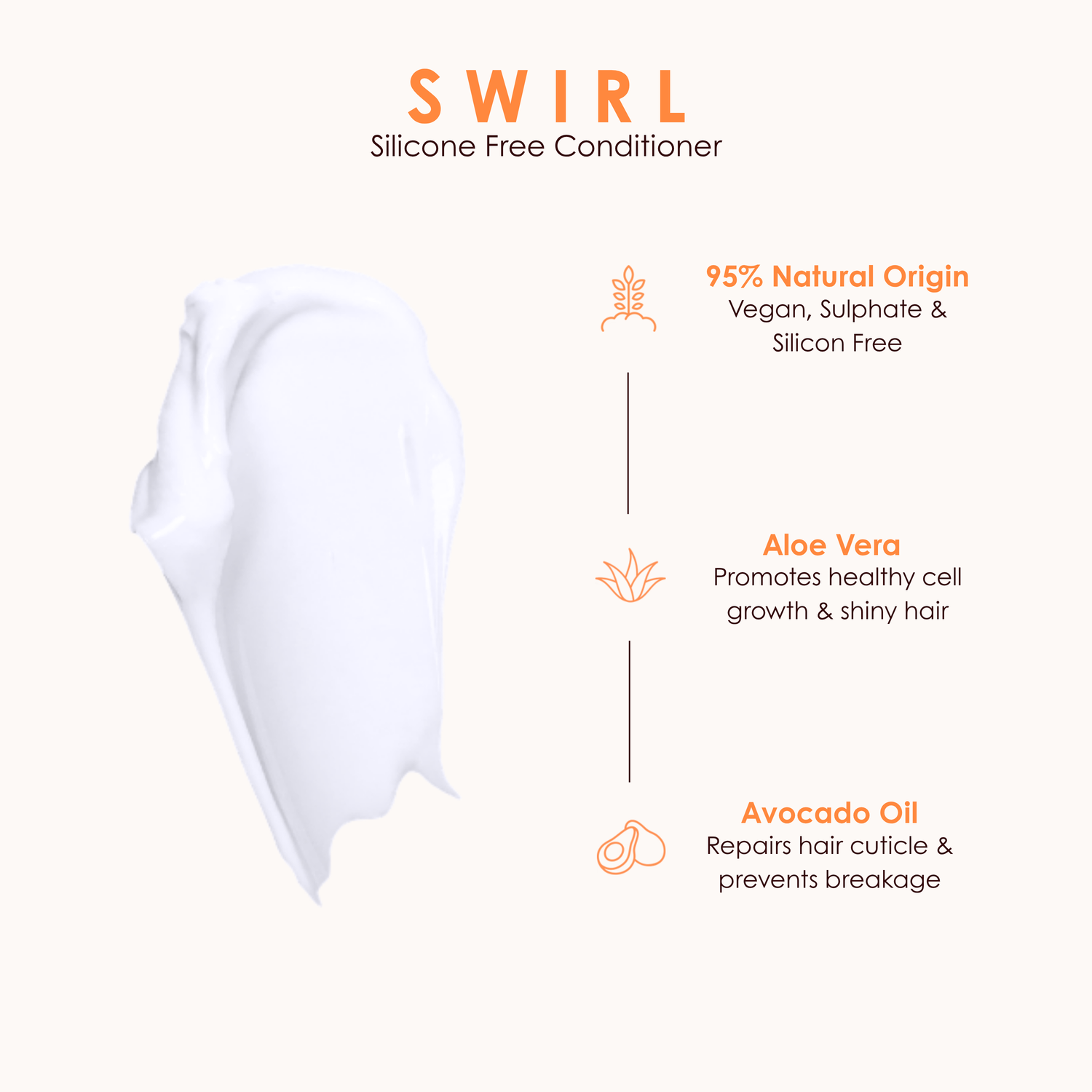 Silicone Free Conditioner Swirl