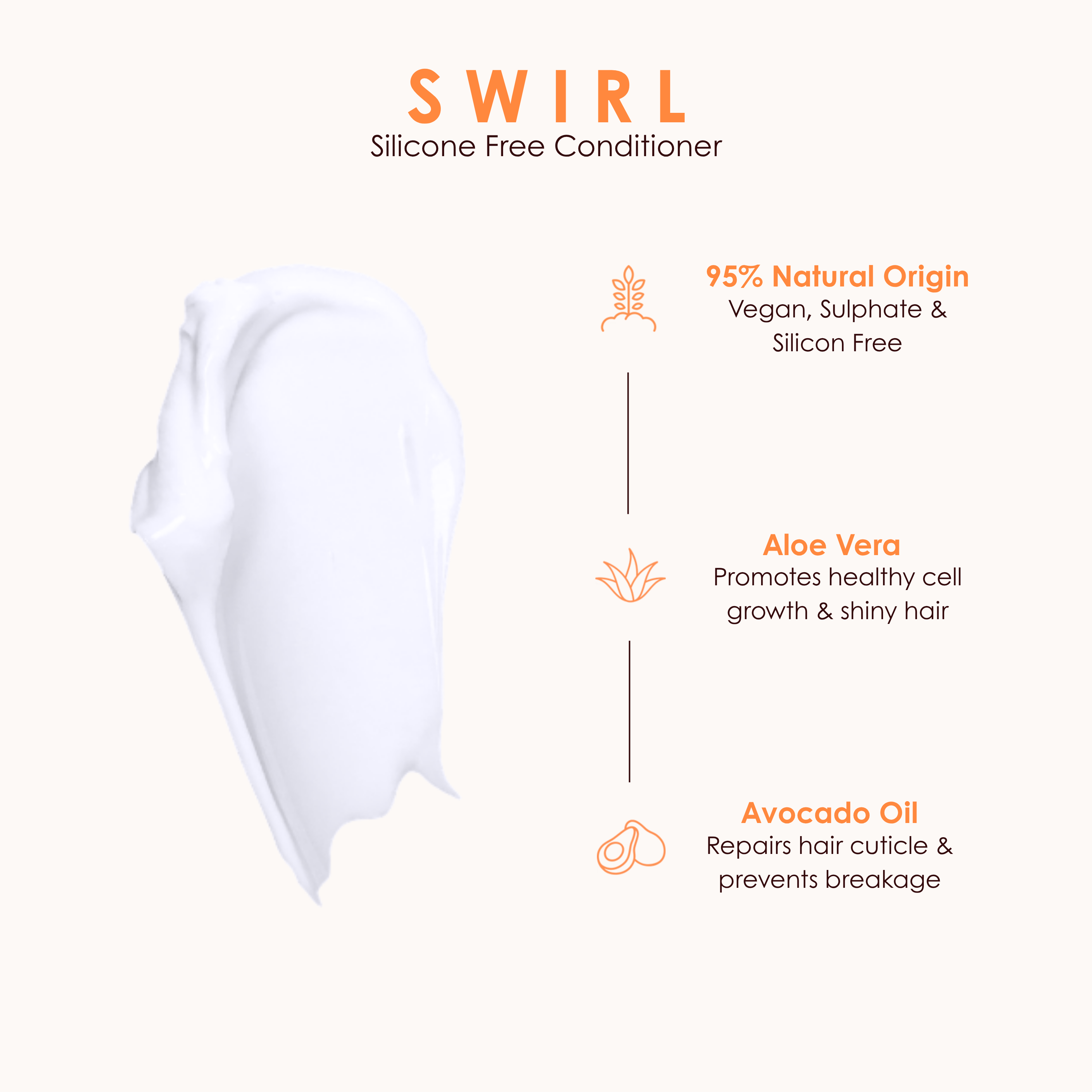 Silicone Free Conditioner Swirl