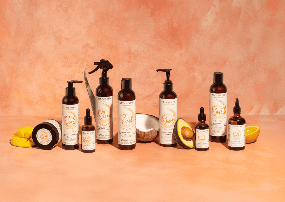 Hair care products for curly hair and coils