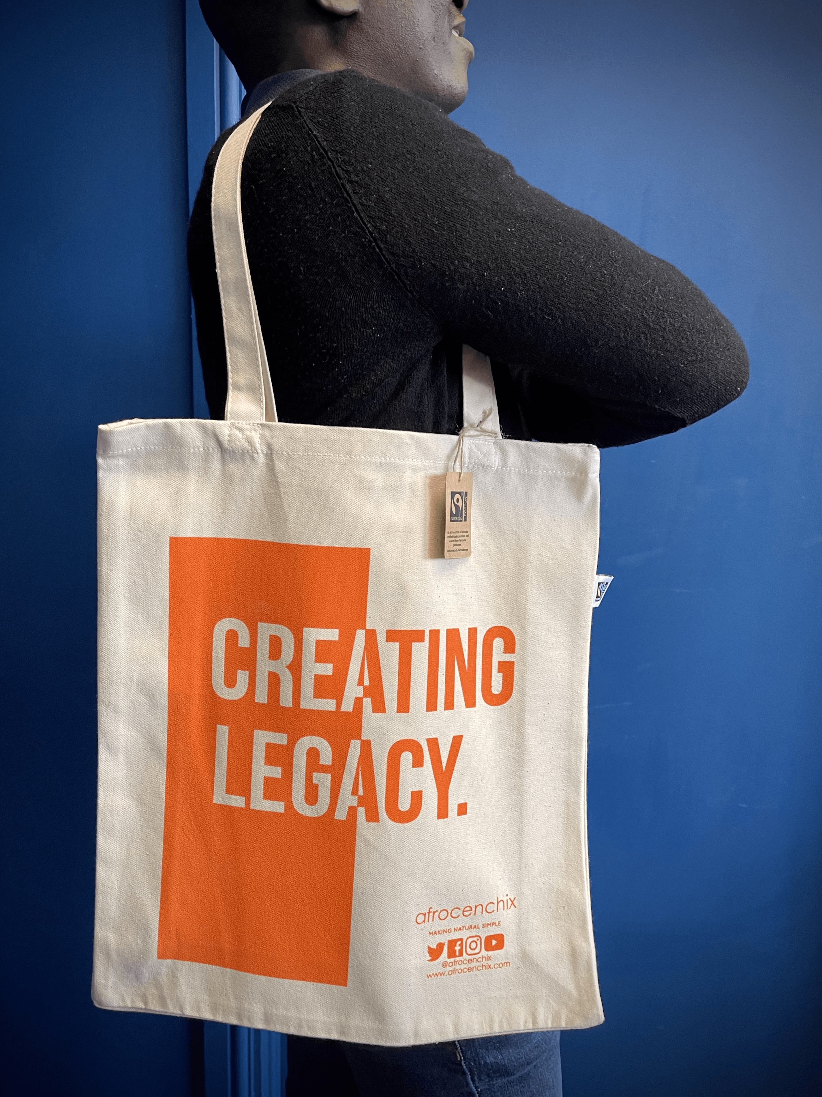 ‘Creating Legacy’ Organic Canvas Tote Bag